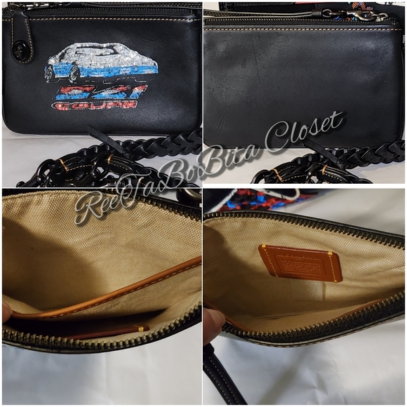 Coach 1941 Red Multi Rogue and Matching 1941 Wristlet - Picture 7 of 10